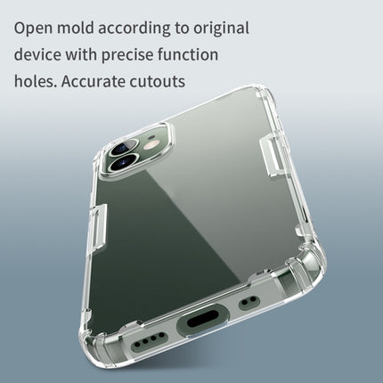 For iPhone 12 mini NILLKIN Nature TPU Transparent Soft Protective Case(Grey)-garmade.com