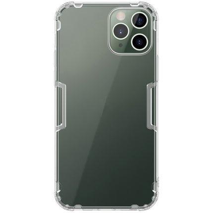 For iPhone 12 / 12 Pro NILLKIN Nature TPU Transparent Soft Protective Case(White)-garmade.com