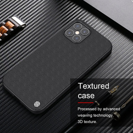 For iPhone 12 Pro Max NILLKIN Nylon Fiber PC+TPU Protective Case(Black)-garmade.com