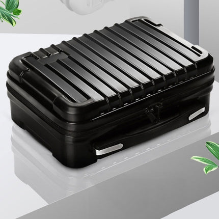 For DJI Mavic Air 2 Shockproof Portable ABS Suitcase Storage Bag Protective Box(Black)-garmade.com