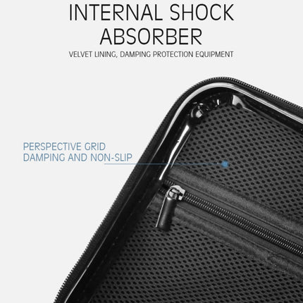 For DJI Mavic Air 2 Shockproof Portable ABS Suitcase Storage Bag Protective Box(Silver)-garmade.com