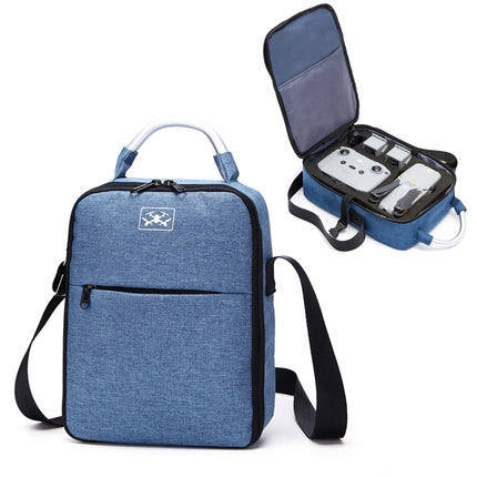 For DJI Mavic Air 2 Portable Oxford Cloth Shoulder Storage Bag Protective Box(Blue Black)-garmade.com