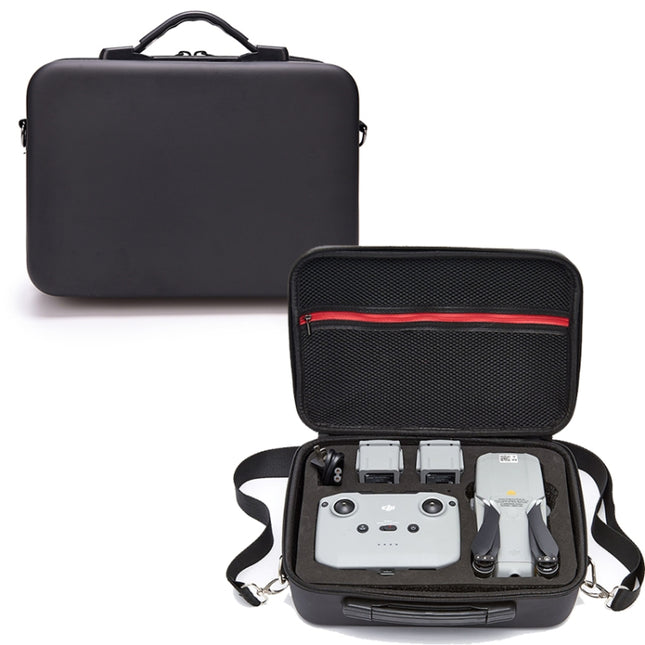 For DJI Mavic Air 2 Portable PU Shoulder Storage Bag Protective Box(Black)-garmade.com