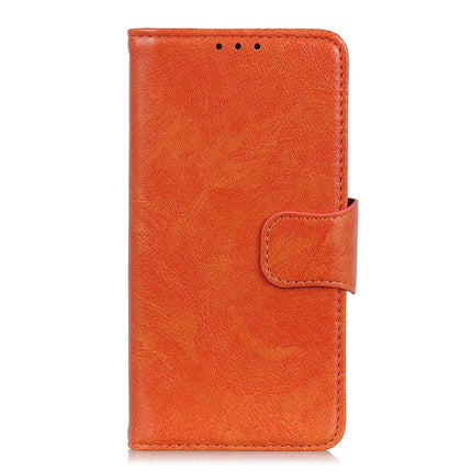 For Samsung Galaxy S20 Ultra Nappa Texture Horizontal Flip Leather Case with Holder & Card Slots & Wallet(Orange)-garmade.com