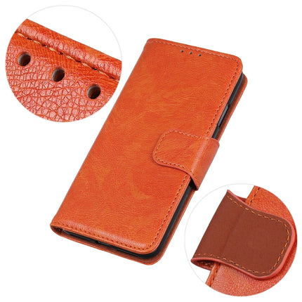 For Samsung Galaxy S20 Ultra Nappa Texture Horizontal Flip Leather Case with Holder & Card Slots & Wallet(Orange)-garmade.com