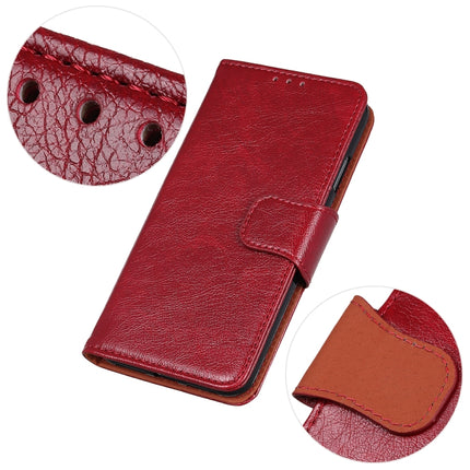 For Samsung Galaxy S20 Ultra Nappa Texture Horizontal Flip Leather Case with Holder & Card Slots & Wallet(Red)-garmade.com