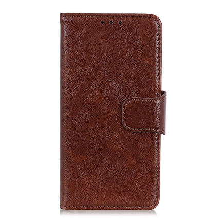 For Samsung Galaxy S20 Ultra Nappa Texture Horizontal Flip Leather Case with Holder & Card Slots & Wallet(Brown)-garmade.com