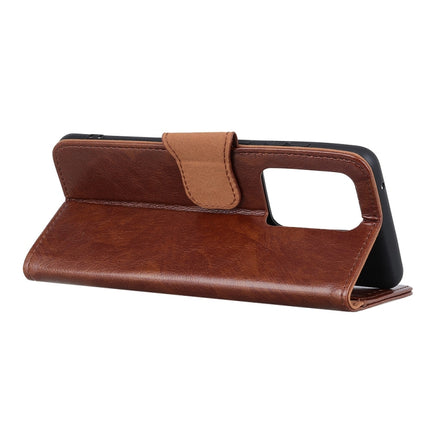 For Samsung Galaxy S20 Ultra Nappa Texture Horizontal Flip Leather Case with Holder & Card Slots & Wallet(Brown)-garmade.com