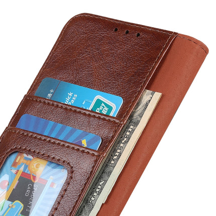 For Samsung Galaxy S20 Ultra Nappa Texture Horizontal Flip Leather Case with Holder & Card Slots & Wallet(Brown)-garmade.com