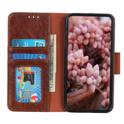 For Samsung Galaxy S20 Ultra Nappa Texture Horizontal Flip Leather Case with Holder & Card Slots & Wallet(Brown)-garmade.com