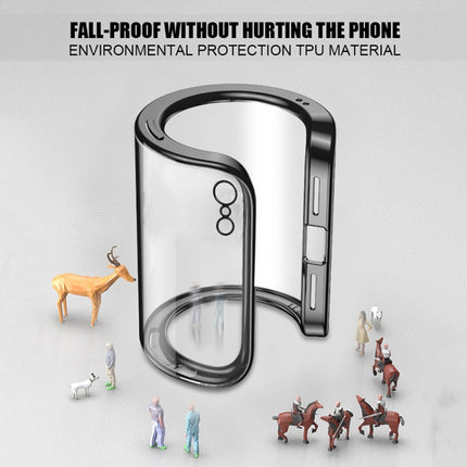 For iPhone SE 2020 Magic Cube Plating TPU Protective Case(Black)-garmade.com