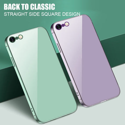 For iPhone SE 2020 Magic Cube Plating TPU Protective Case(Green)-garmade.com