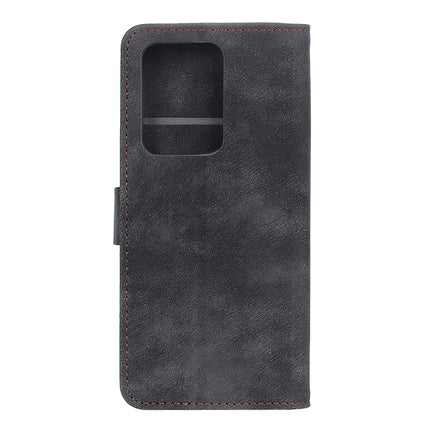 For Samsung Galaxy Note20 Ultra Antelope Texture Magnetic Buckle Horizontal Flip PU Leather Case with Card Slots & Wallet & Holder(Black)-garmade.com
