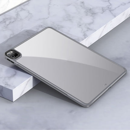 For iPad Pro 12.9 2022 / 2021 / 2020TPU + PC Anti-fall Transparent Protective Tablet Case(Gray)-garmade.com