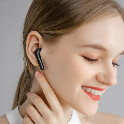 REMAX TWS-11 Bluetooth 5.0 True Wireless Bluetooth Stereo Music Earphone with Charging Box(Black)-garmade.com