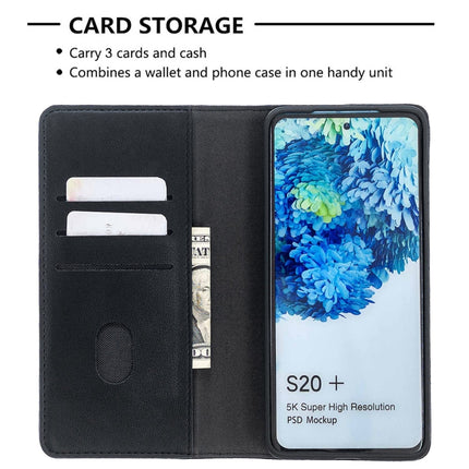 For Samsung Galaxy S20+ 2 in 1 Detachable Magnetic Horizontal Flip Genuine Leather Case with Holder & Card Slots & Wallet(Blue)-garmade.com