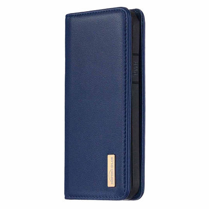 For iPhone 11 Pro Max 2 in 1 Detachable Magnetic Horizontal Flip Genuine Leather Case with Holder & Card Slots & Wallet(Blue)-garmade.com