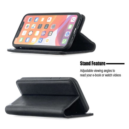 For iPhone 11 Pro 2 in 1 Detachable Magnetic Horizontal Flip Genuine Leather Case with Holder & Card Slots & Wallet(Black)-garmade.com