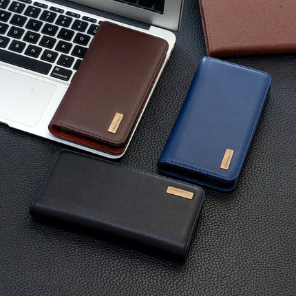 For iPhone 11 2 in 1 Detachable Magnetic Horizontal Flip Genuine Leather Case with Holder & Card Slots & Wallet(Dark Brown)-garmade.com