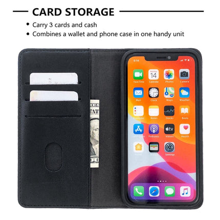 For iPhone 11 2 in 1 Detachable Magnetic Horizontal Flip Genuine Leather Case with Holder & Card Slots & Wallet(Black)-garmade.com