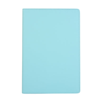 For Samsung Galaxy Tab S8+ / Tab S8 Plus / Tab S7 FE / Tab S7+ / T970 / T976B Litchi Texture Horizontal Flip 360 Degrees Rotation Leather Case with Holder(Blue Sky)-garmade.com