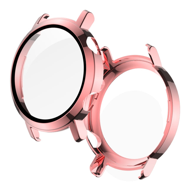 For Huawei Watch GT2 42mm 2 in 1 Tempered Glass Screen Protector + Fully Plating PC Case(Fink)-garmade.com