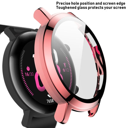 For Huawei Watch GT2 46mm 2 in 1 Tempered Glass Screen Protector + Fully Plating PC Case(Transparent)-garmade.com