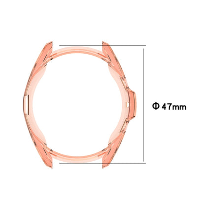 For Samsung Galaxy Watch 3 41mm Electroplating Hollow Half-pack TPU Protective Case(Rose Gold)-garmade.com