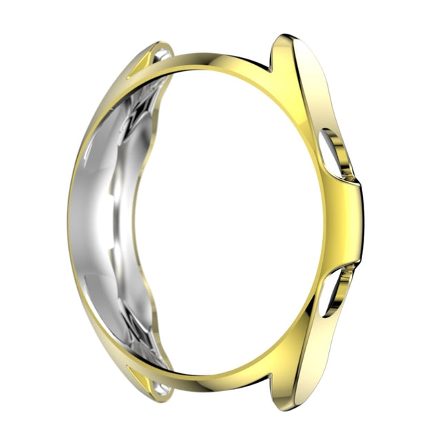 For Samsung Galaxy Watch 3 41mm Electroplating Hollow Half-pack TPU Protective Case(Golden)-garmade.com