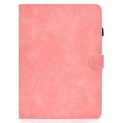 For iPad Air 2022 / 2020 10.9 Cowhide Texture Horizontal Flip Leather Case with Holder & Card Slots & Sleep / Wake-up Function(Rose Gold)-garmade.com