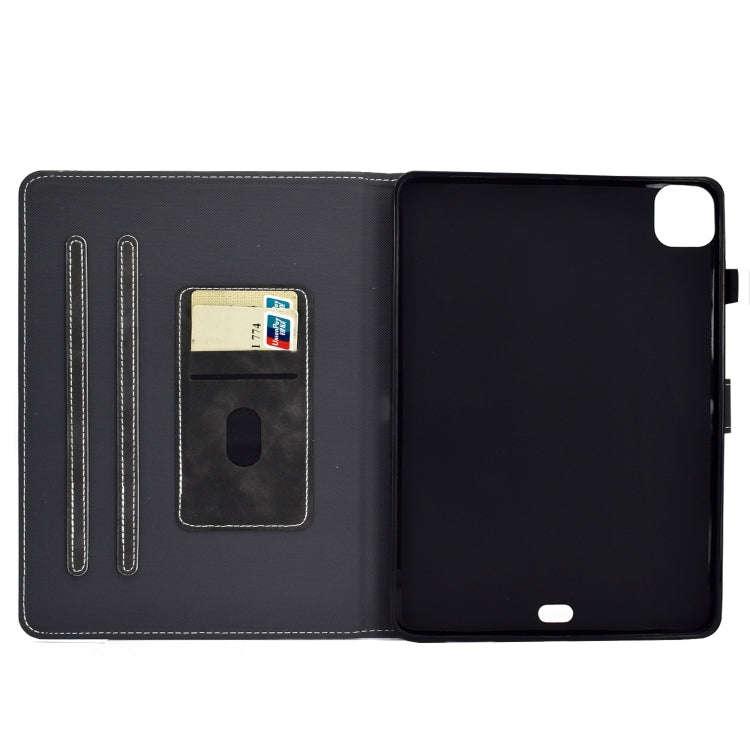 For iPad Air 2022 / 2020 10.9 Cowhide Texture Horizontal Flip Leather Case with Holder & Card Slots & Sleep / Wake-up Function(Grey)-garmade.com