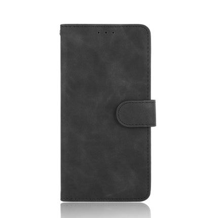 For iPhone 12 mini Solid Color Skin Feel Magnetic Buckle Horizontal Flip Calf Texture PU Leather Case with Holder & Card Slots & Wallet(Black)-garmade.com