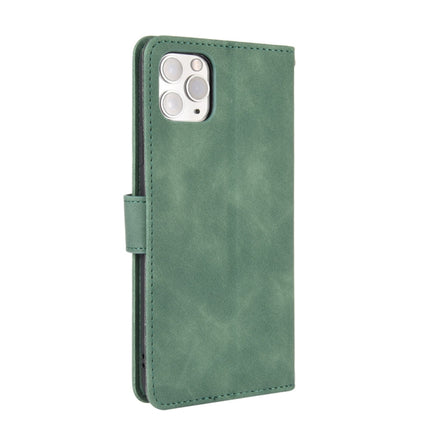 For iPhone 12 mini Solid Color Skin Feel Magnetic Buckle Horizontal Flip Calf Texture PU Leather Case with Holder & Card Slots & Wallet(Green)-garmade.com