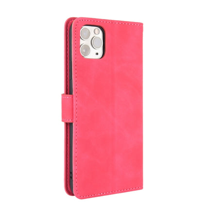 For iPhone 11 Pro Solid Color Skin Feel Magnetic Buckle Horizontal Flip Calf Texture PU Leather Case with Holder & Card Slots & Wallet(Rose Gold)-garmade.com
