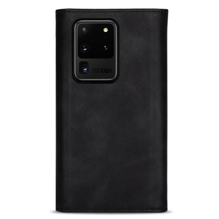 For Samsung Galaxy S20 Ultra Skin Feel Zipper Horizontal Flip Leather Case with Holder & Card Slots & Photo Frame & Lanyard & Long Rope(Black)-garmade.com