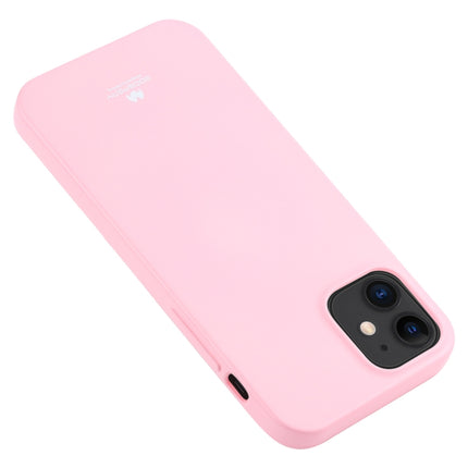 For iPhone 12 mini GOOSPERY JELLY TPU Shockproof and Scratch Protective Case(Pink)-garmade.com