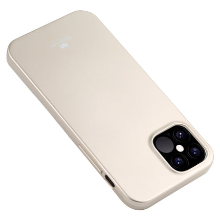 For iPhone 12 / 12 Pro GOOSPERY JELLY TPU Shockproof and Scratch Protective Case(Gold)-garmade.com