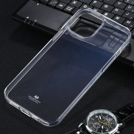 For iPhone 12 / 12 Pro GOOSPERY JELLY TPU Shockproof and Scratch Protective Case(Transparent)-garmade.com