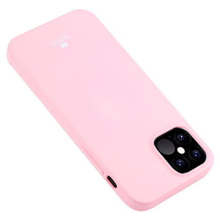 For iPhone 12 Pro Max GOOSPERY JELLY TPU Shockproof and Scratch Protective Case(Pink)-garmade.com