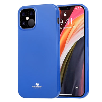 For iPhone 12 Pro Max GOOSPERY JELLY TPU Shockproof and Scratch Protective Case(Blue)-garmade.com