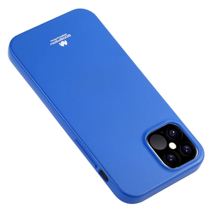 For iPhone 12 Pro Max GOOSPERY JELLY TPU Shockproof and Scratch Protective Case(Blue)-garmade.com