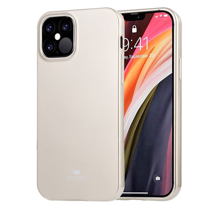 For iPhone 12 Pro Max GOOSPERY JELLY TPU Shockproof and Scratch Protective Case(Gold)-garmade.com