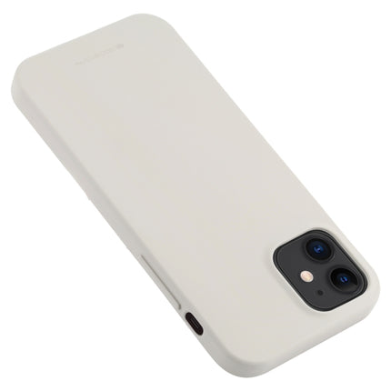 For iPhone 12 mini GOOSPERY SOFT FEELING Liquid TPU Shockproof Soft Case(Stone Grey)-garmade.com