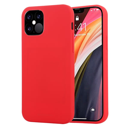 For iPhone 12 / 12 Pro GOOSPERY SOFT FEELING Liquid TPU Shockproof Soft Case(Red)-garmade.com