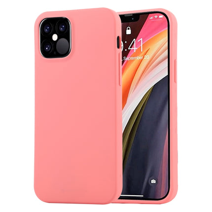 For iPhone 12 / 12 Pro GOOSPERY SOFT FEELING Liquid TPU Shockproof Soft Case(Pink)-garmade.com
