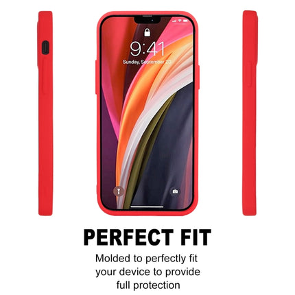 For iPhone 12 Pro Max GOOSPERY SOFT FEELING Liquid TPU Shockproof Soft Case(Red)-garmade.com