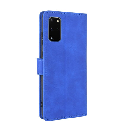 For Samsung Galaxy S20 Plus Solid Color Skin Feel Magnetic Buckle Horizontal Flip Calf Texture PU Leather Case with Holder & Card Slots & Wallet(Blue)-garmade.com