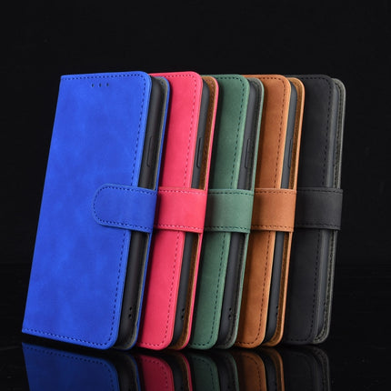 For Samsung Galaxy S20 Plus Solid Color Skin Feel Magnetic Buckle Horizontal Flip Calf Texture PU Leather Case with Holder & Card Slots & Wallet(Blue)-garmade.com