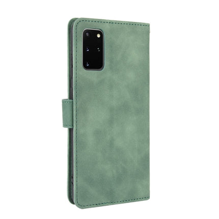 For Samsung Galaxy S20 Plus Solid Color Skin Feel Magnetic Buckle Horizontal Flip Calf Texture PU Leather Case with Holder & Card Slots & Wallet(Green)-garmade.com