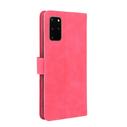 For Samsung Galaxy S20 Plus Solid Color Skin Feel Magnetic Buckle Horizontal Flip Calf Texture PU Leather Case with Holder & Card Slots & Wallet(Rose Red)-garmade.com